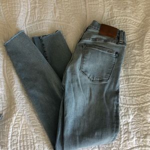 J.Crew High-rise toothpick 9” Jeans 26